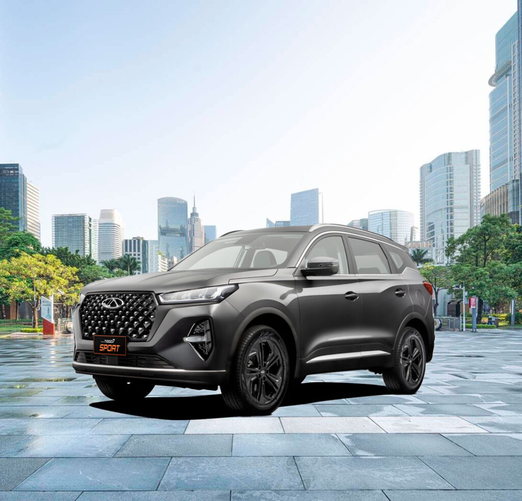 Foto da parte externa do Tiggo 7 Pro Sport 2025 - Os 5 Melhores SUVs Baratos que Vão Revolucionar 2025 