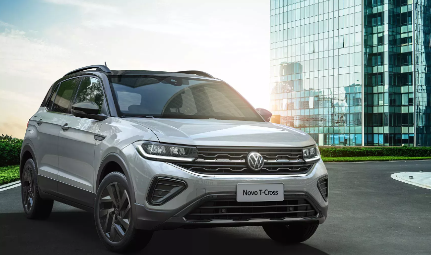 Foto da parte externa do VW T-Cross 2025 - Os 5 Melhores SUVs Baratos que Vão Revolucionar 2025 
